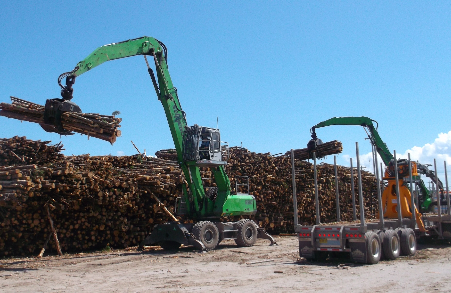 Port Hawkesbury Paper adds log handler to woodyard Pulp and Paper CanadaPulp and Paper Canada