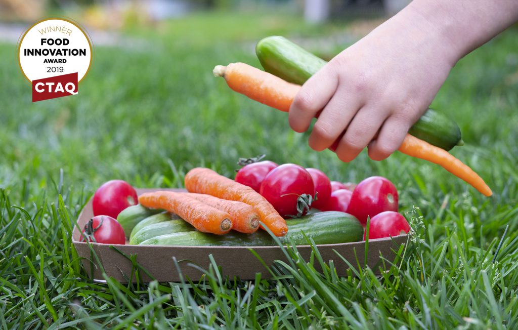 Cascades has launched a recyclable cardboard tray for fresh food packaging. Photo: Cascades