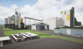 Artist’s impression of UPM’s new 2.1M-tonne greenfield eucalyptus pulp mill in central Uruguay. Photo: UPM/Informa Group